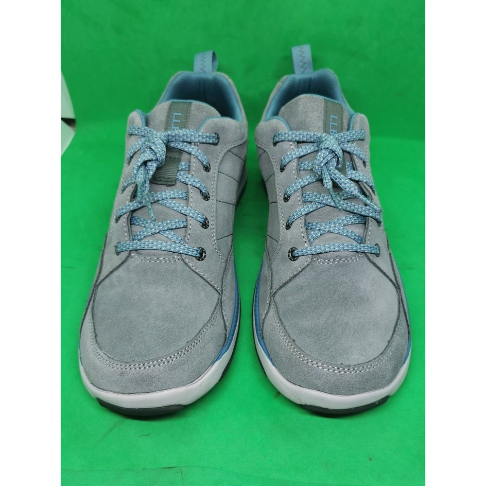 L.L. Bean Sport Gray Suede Lace Up Hiking Shoes Sneakers Women's Siz 10M 501754 - Picture 7 of 16